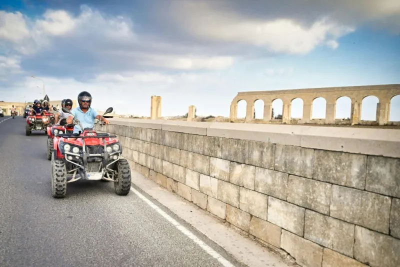 Gozo: Full-Day Guided Quad Bike Tour from Malta + Boat Ride + Lunch