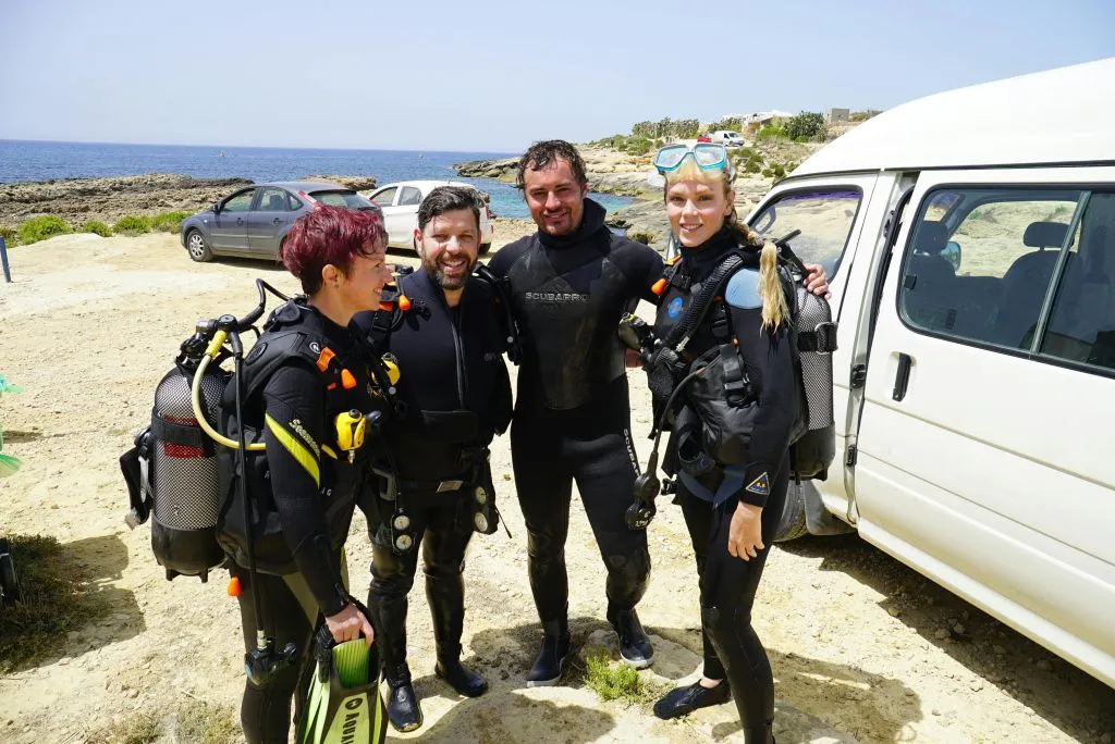 1 jour de plongée (2 plongées) avec un instructeur professionnel à Gozo
