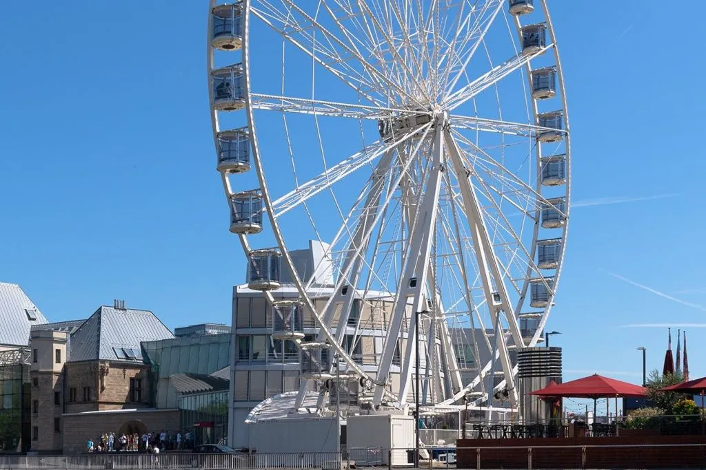 A roda-gigante de Colônia: bilhete de entrada