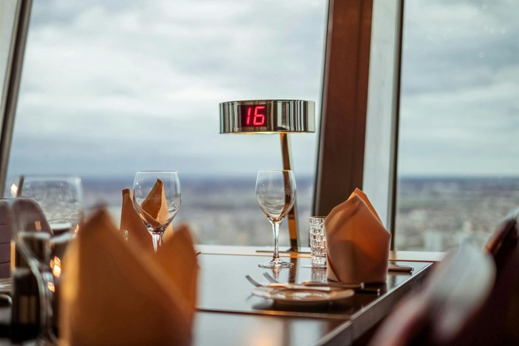Berlin TV Tower: Admission + Four Course My Home - Tim Raue Menu + Drinks