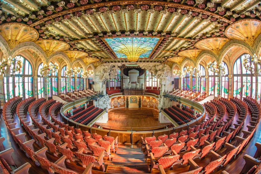 Palau de la Música Catalana: Guided Tour in Japanese or Korean