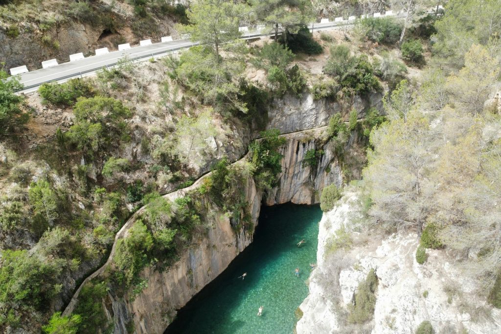 De Valência: Águas Termais de Montanejos e Cascata Salto de la Novia