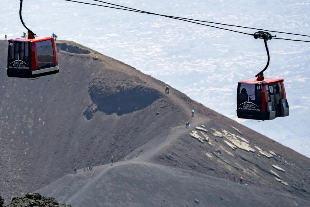 Monte Etna: Biglietto di andata e ritorno per la funivia