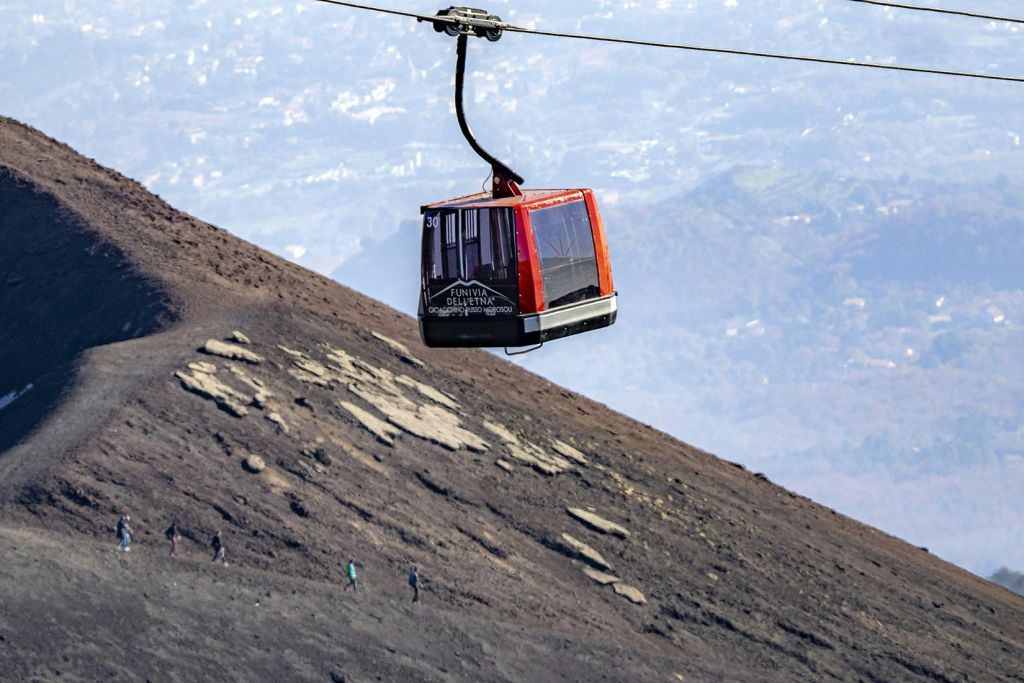 Monte Etna: Biglietto di andata e ritorno per la funivia