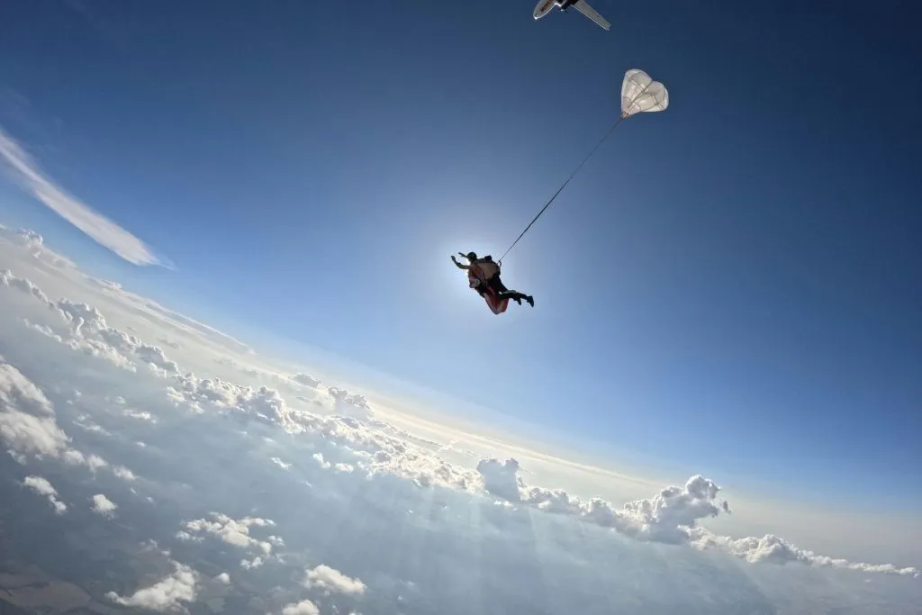 Prague: Tandem Skydiving Experience + Transfers