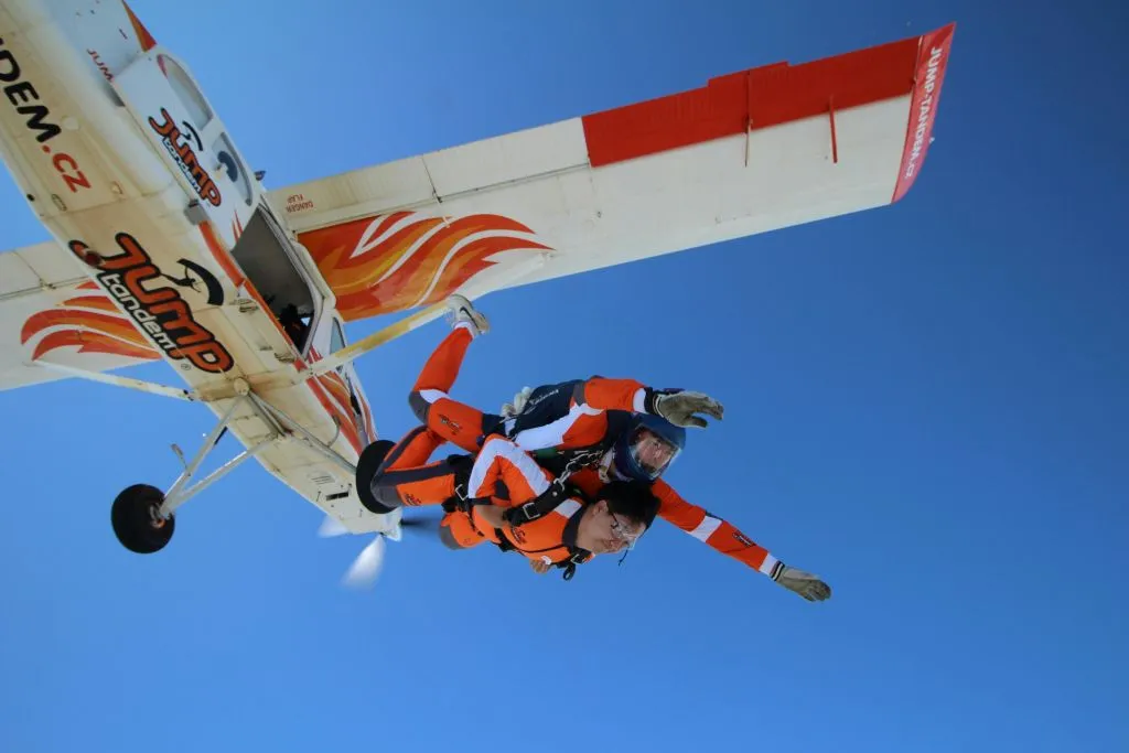 Prague: Tandem Skydiving Experience + Transfers