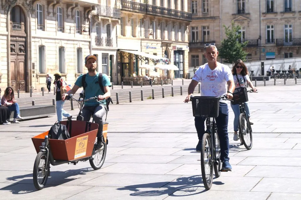Bordeaux : visite guidée à vélo de 2,5 heures