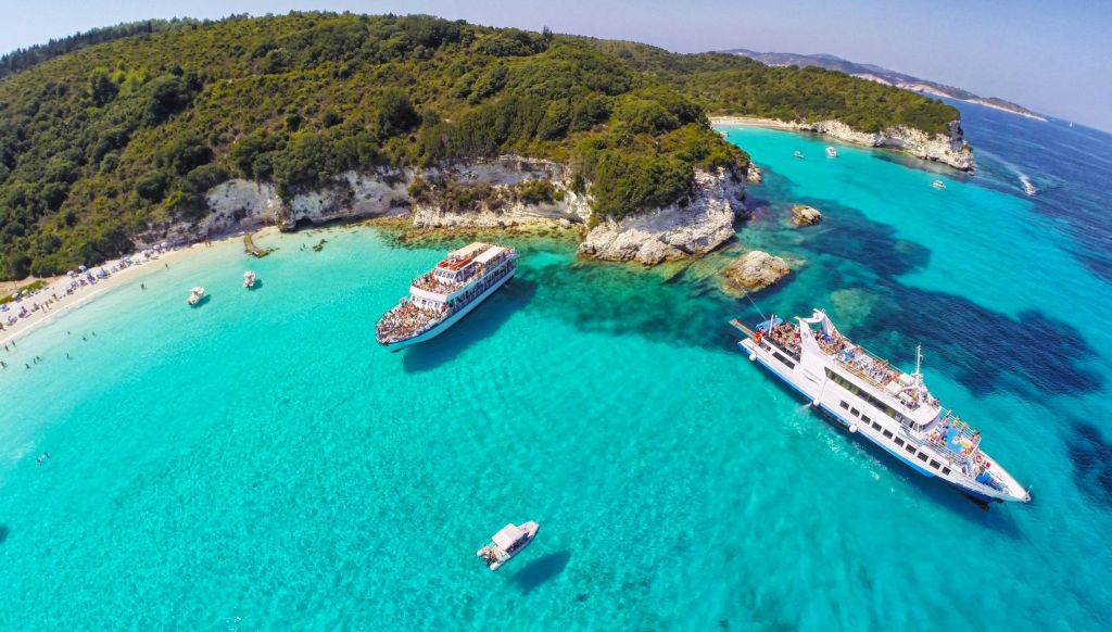 Paxos & Antipaxos Blue Caves Cruise (Gaios Village) From Corfu Port