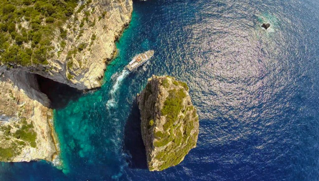 Paxos & Antipaxos Blue Caves Cruise (Gaios Village) From Corfu Port