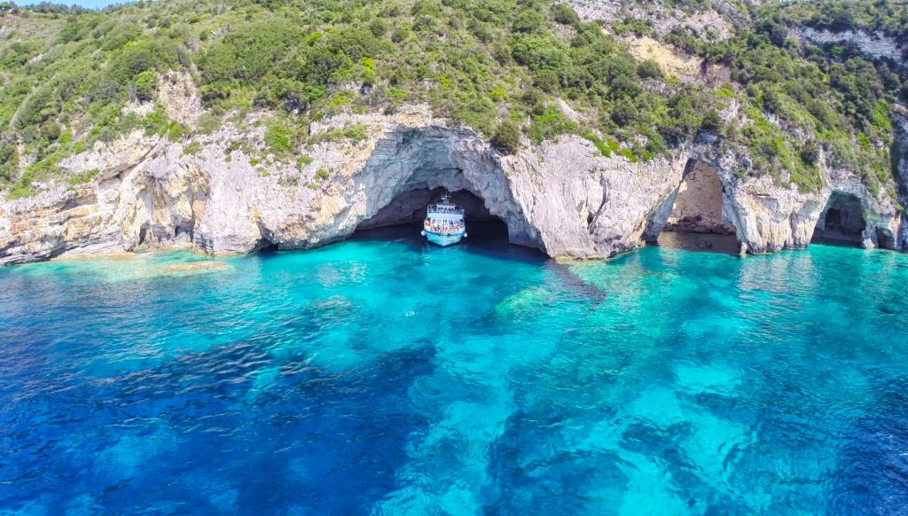 Paxos & Antipaxos Blue Caves Cruise (Gaios Village) From Corfu Port