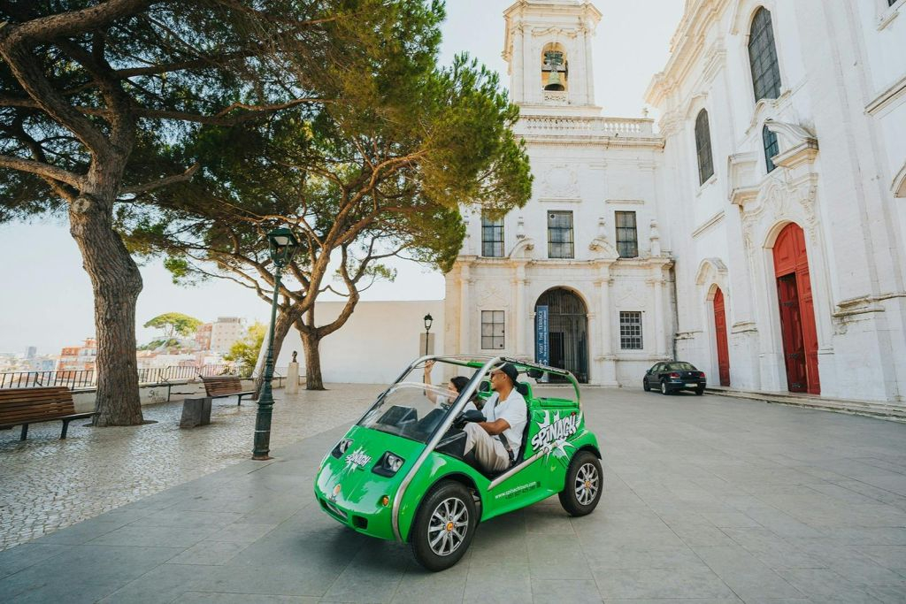 Lisbon: Self-Guided Electric Car Tour + Audio Guide
