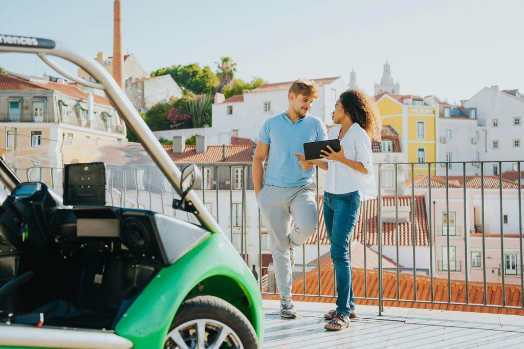 Lisbon: Self-Guided Electric Car Tour + Audio Guide