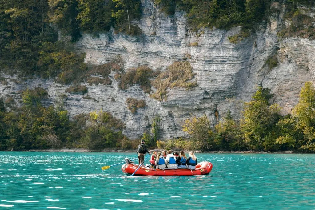 Interlaken : Flotteur guidé de fondue au chocolat
