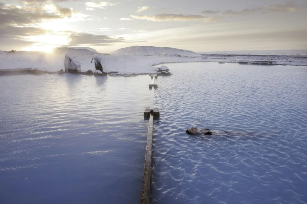 Termas naturais de Mývatn: bilhete de entrada + Banhos de vapor naturais