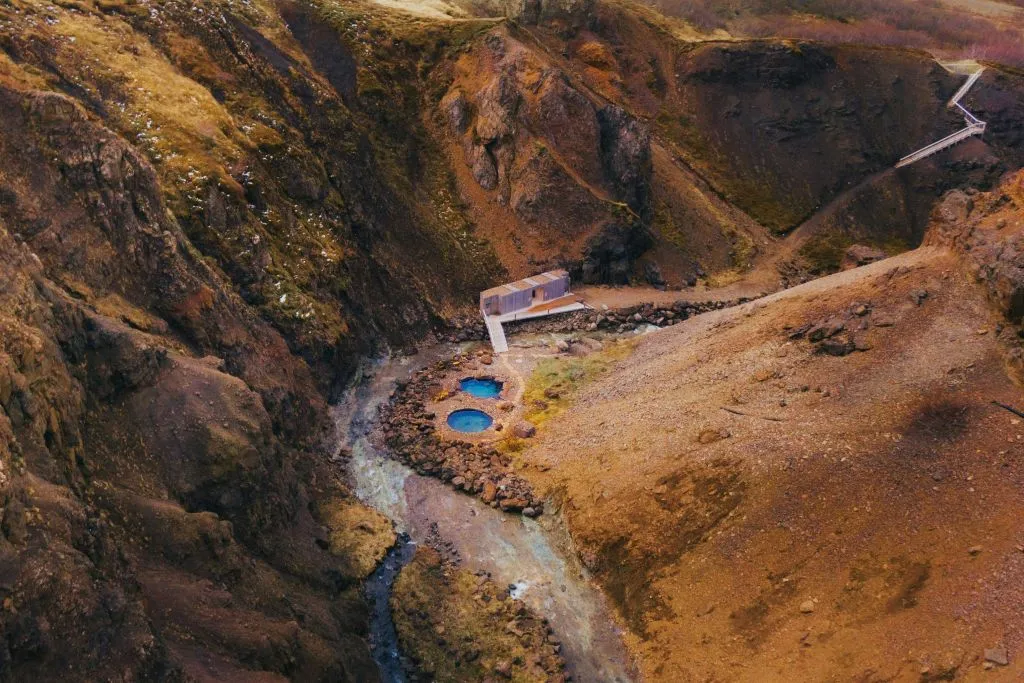 Húsafell Canyon Baths: Caminhada guiada + ingresso de entrada