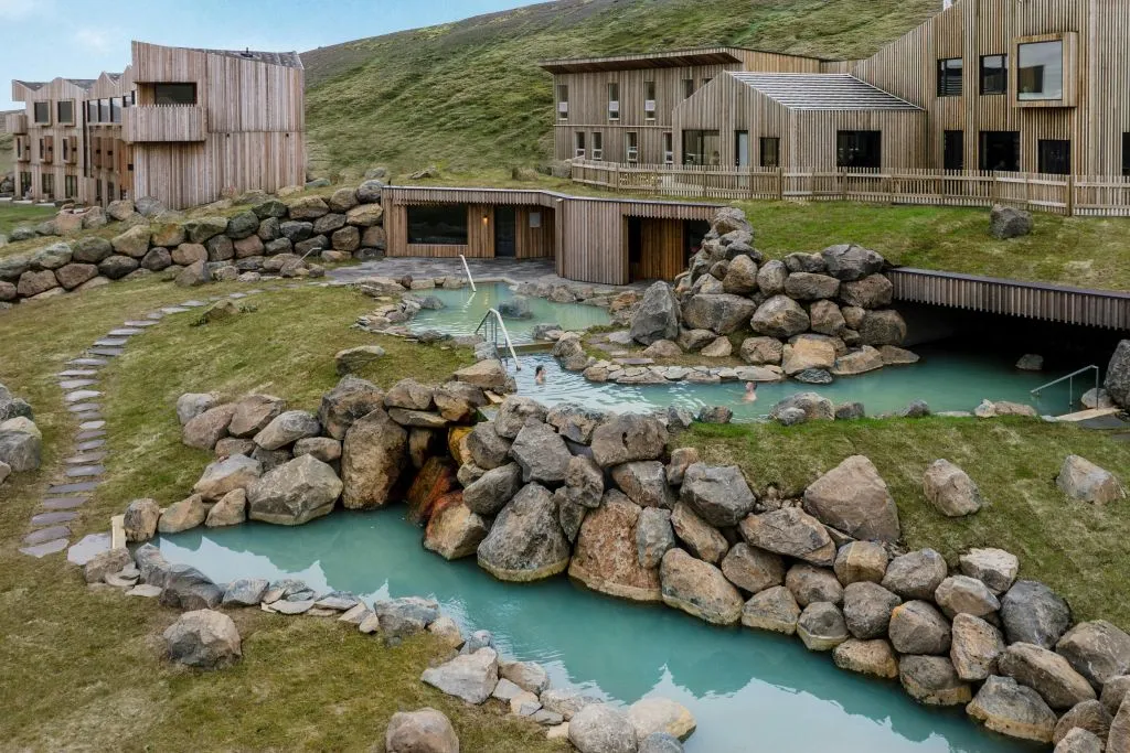 Islandia Entrada a los Baños de las Tierras Altas