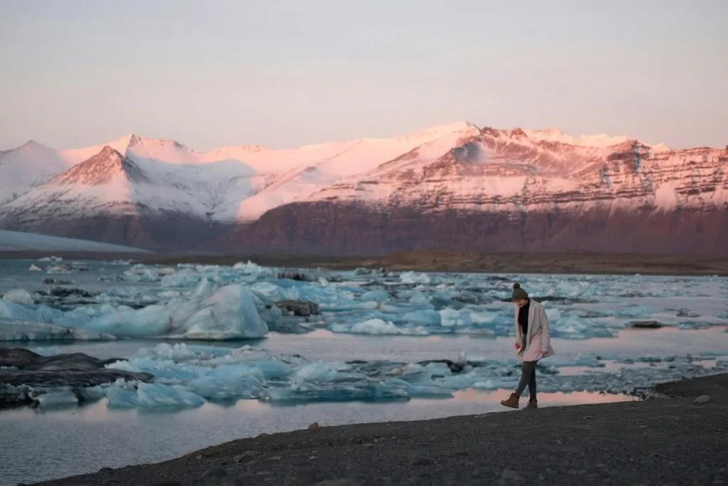 Passeio de barco pela lagoa das geleiras e excursão pela costa sul de Reykjavik
