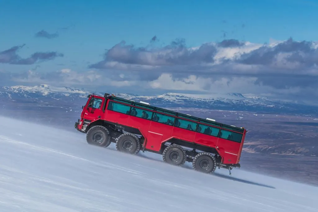 Iceland: Ice Cave and Glacier Monster Truck Tour from Gullfoss