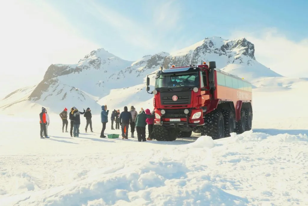 Iceland: Ice Cave and Glacier Monster Truck Tour from Gullfoss