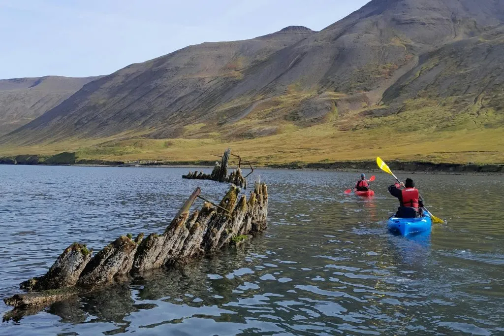 Siglufjordur: Passeio de caiaque com guia particular