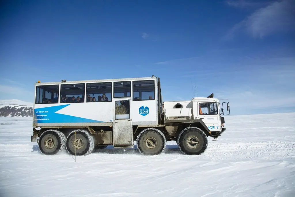 Langjökull Geleira: Visita guiada com transporte de Reykjavík