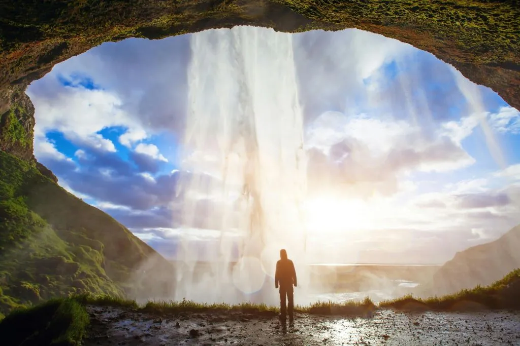 Costa sul e caverna de gelo Katla