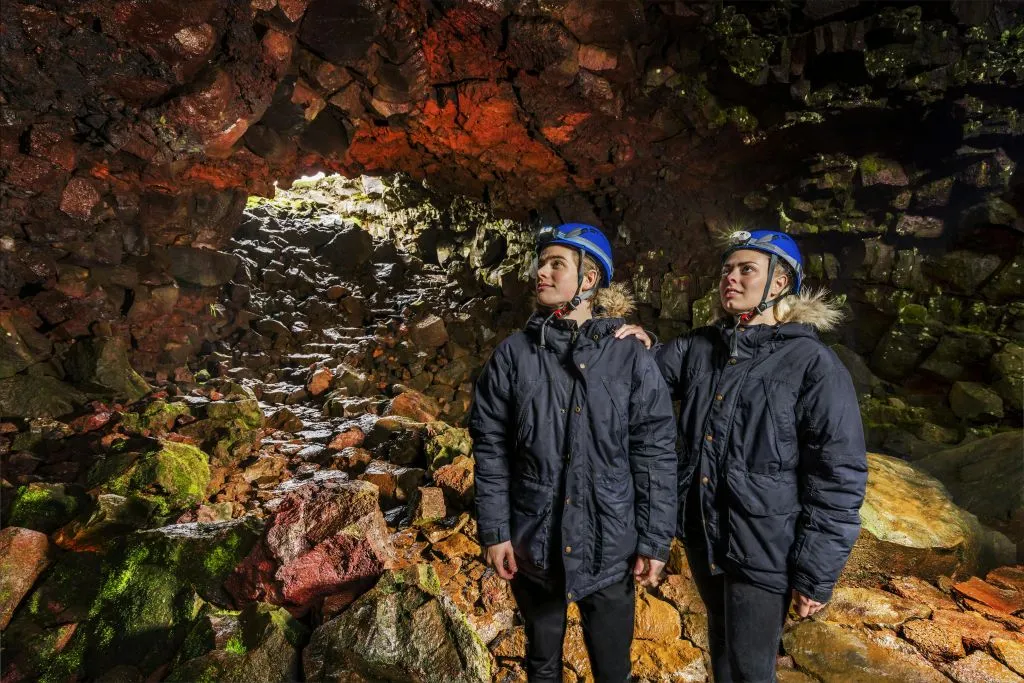 Chutes de lave Raufarhólshellir - Visite aventure
