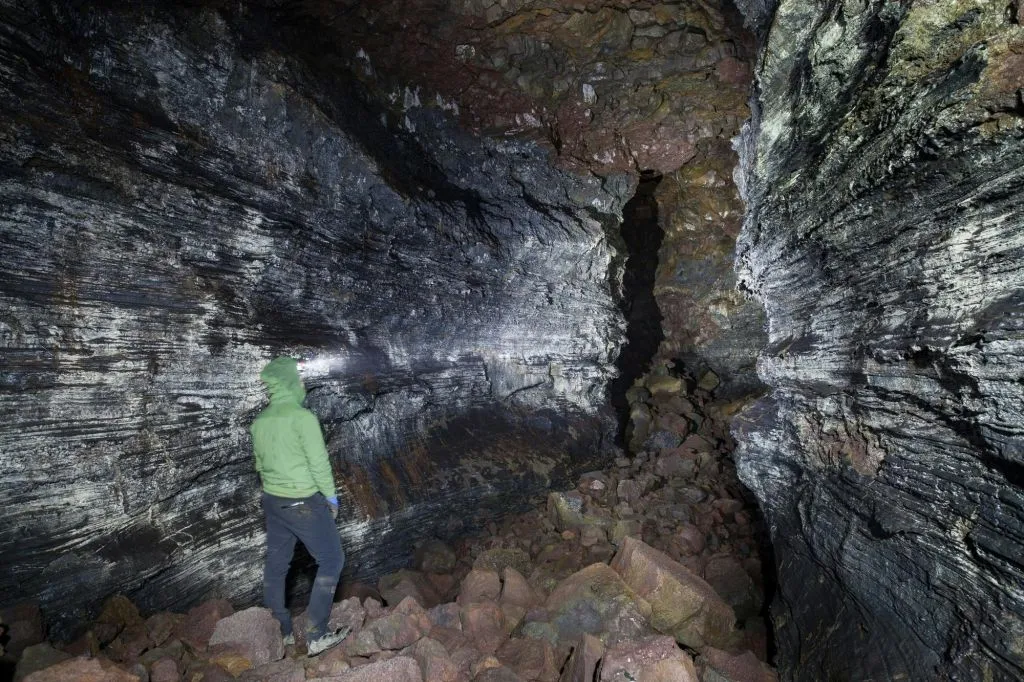 Chutes de lave Raufarhólshellir - Visite aventure