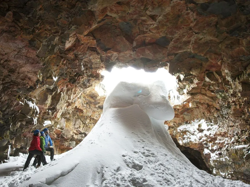 Chutes de lave Raufarhólshellir - Visite aventure