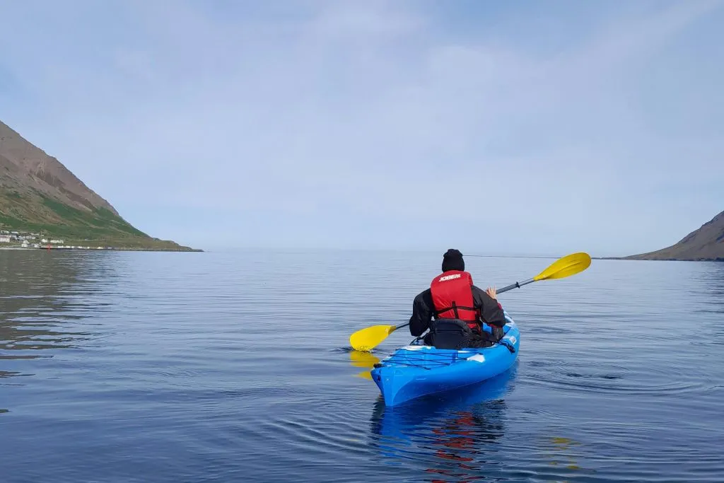 Siglufjordur: Passeio guiado de caiaque
