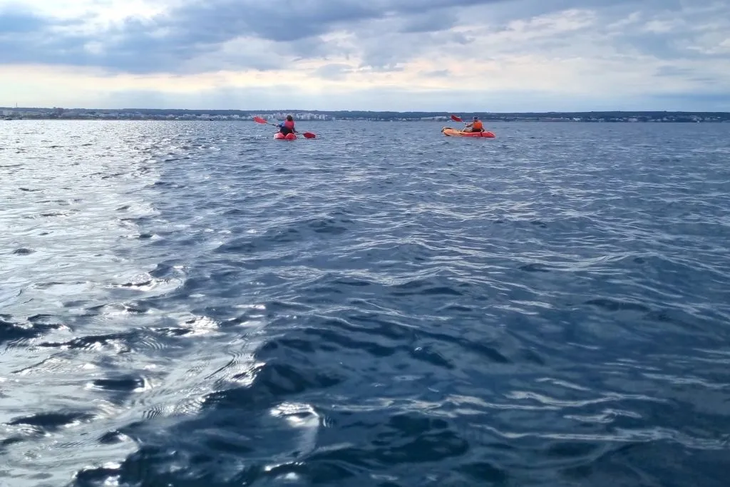 Alquiler de kayak en la bahía de Palma