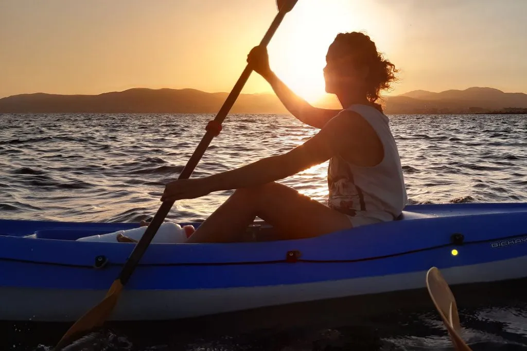 Alquiler de kayak en la bahía de Palma