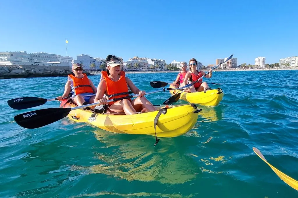 Alquiler de kayak en la bahía de Palma
