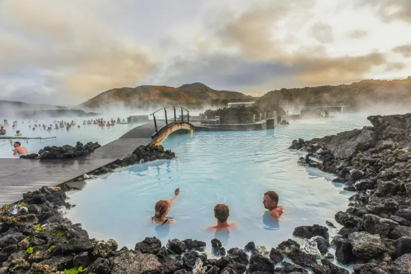 Círculo Dourado e Lagoa Azul: Excursão para grupos pequenos saindo de Reykjavík com entrada