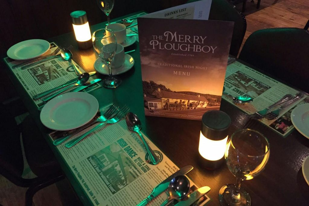 The Merry Ploughboy: noite de música irlandesa de 2 horas + jantar