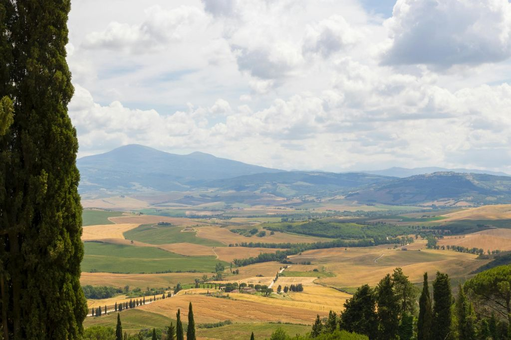Pienza, Montalcino e Monteriggioni: Transporte de autocarro a partir de Florença