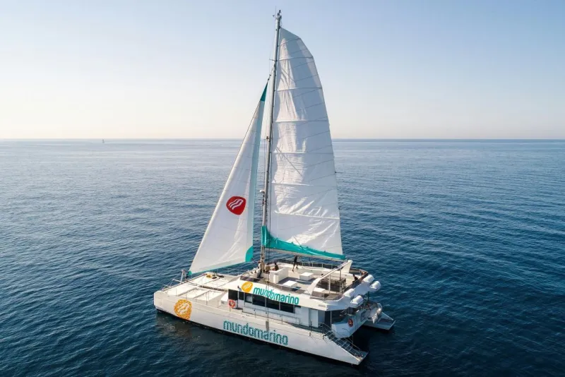 Malaga: Sunset Catamaran Cruise + Drink