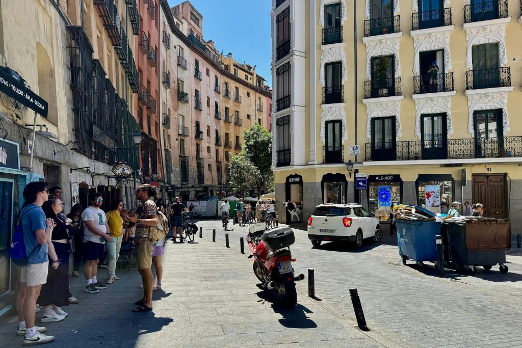 Madrid: Guided Walking Tour + Tapas Tasting & Drinks