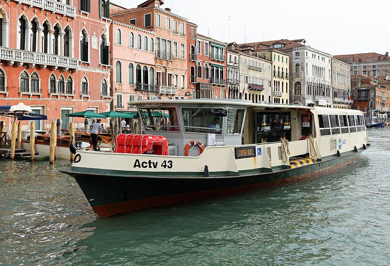 Vaporetto Pass: Venice Public Water Bus (ACTV)