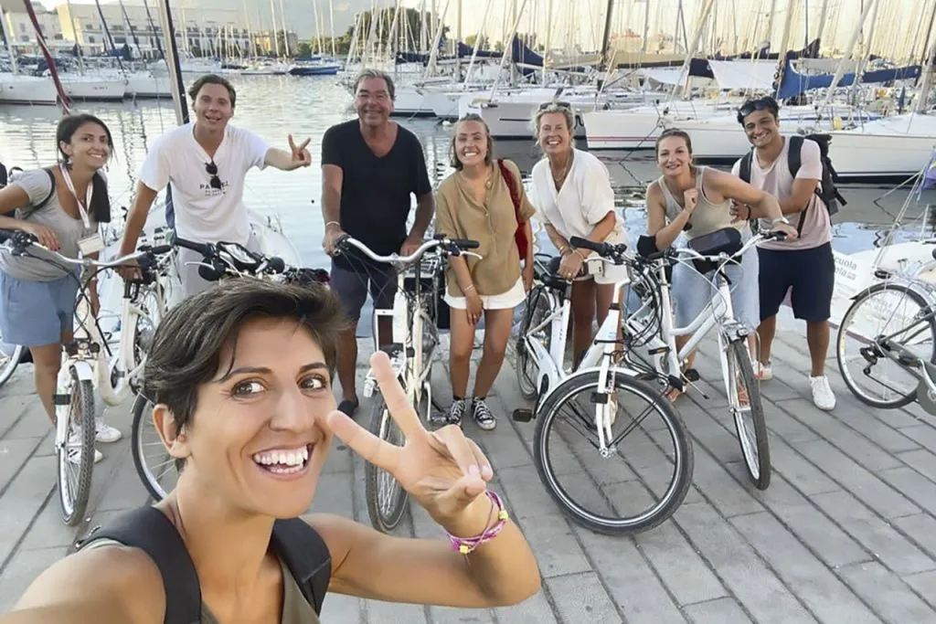 Palermo: tour guidato in bicicletta + degustazione di cibo