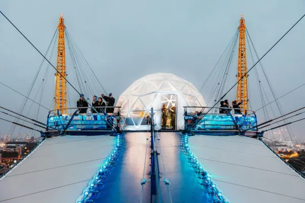 Up at The O2: Snow Globe Climb Guided Experience