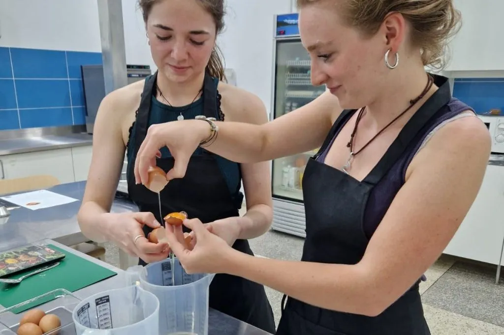 Porto: Aula de Culinária de Pastel de Nata na Rua Antero de Quental + Petiscos e Vinho