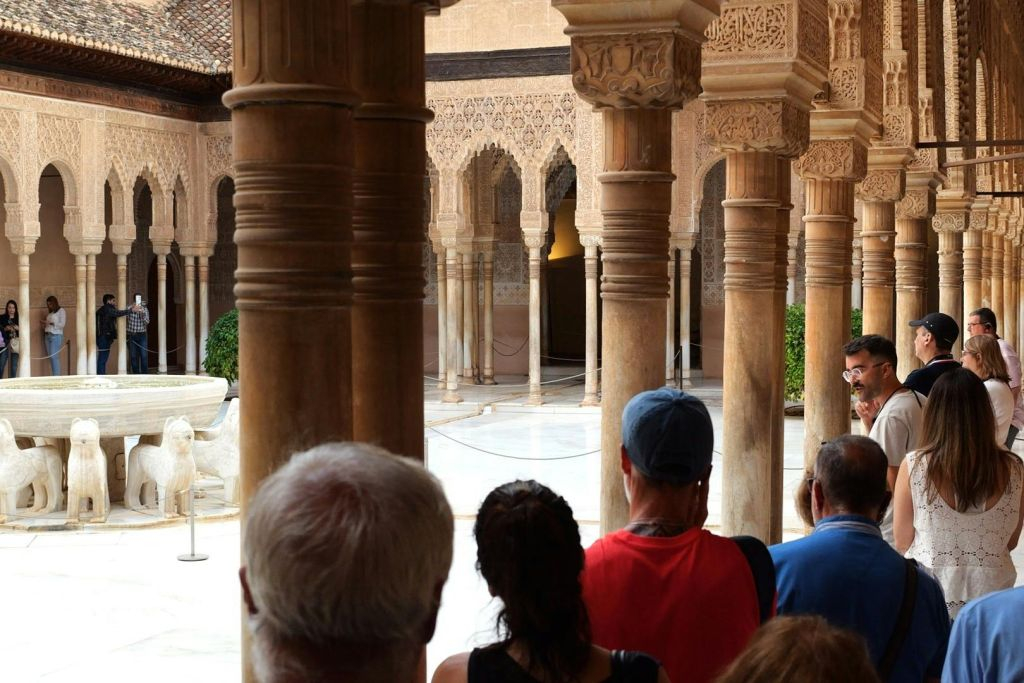 Alhambra e Palazzi Nasridi: Biglietto salta-coda + tour guidato