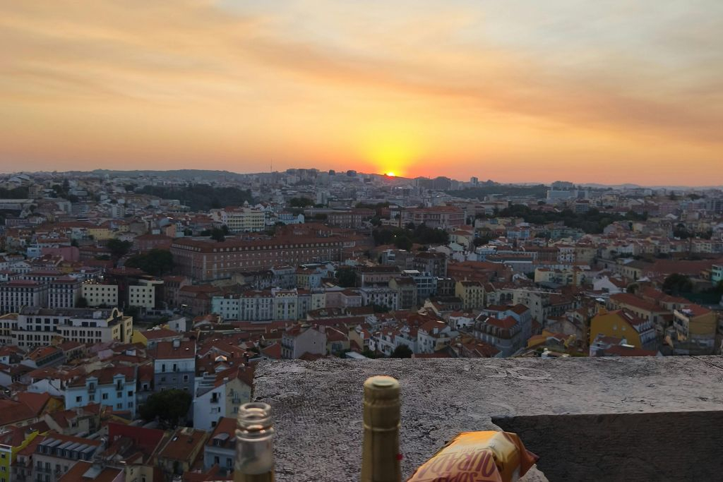Church of Our Lady of Grace: Golden Hour at Convento da Graça Terrace