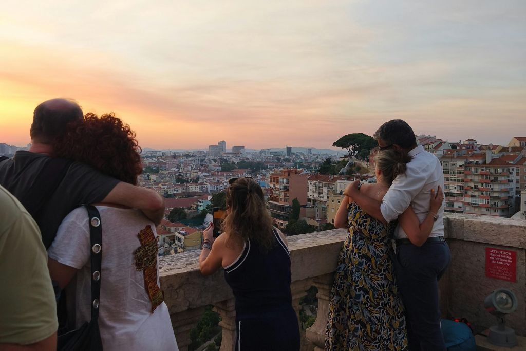 Church of Our Lady of Grace: Golden Hour at Convento da Graça Terrace
