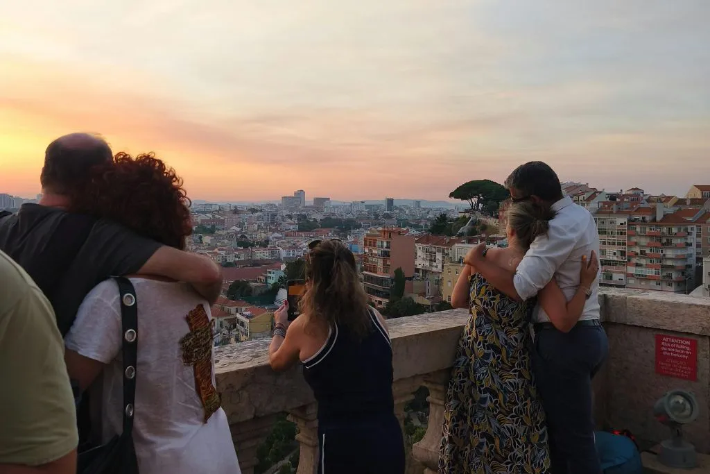 Church of Our Lady of Grace: Golden Hour at Convento da Graça Terrace