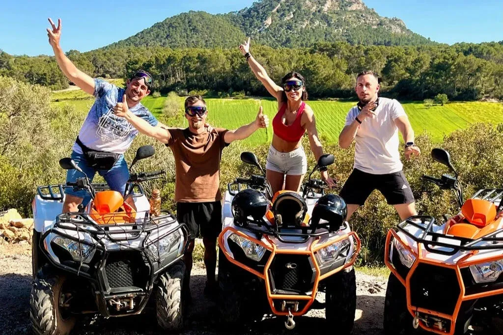 Mallorca: Guided Quad Bike Tour + Snorkeling + Cliff Jumping