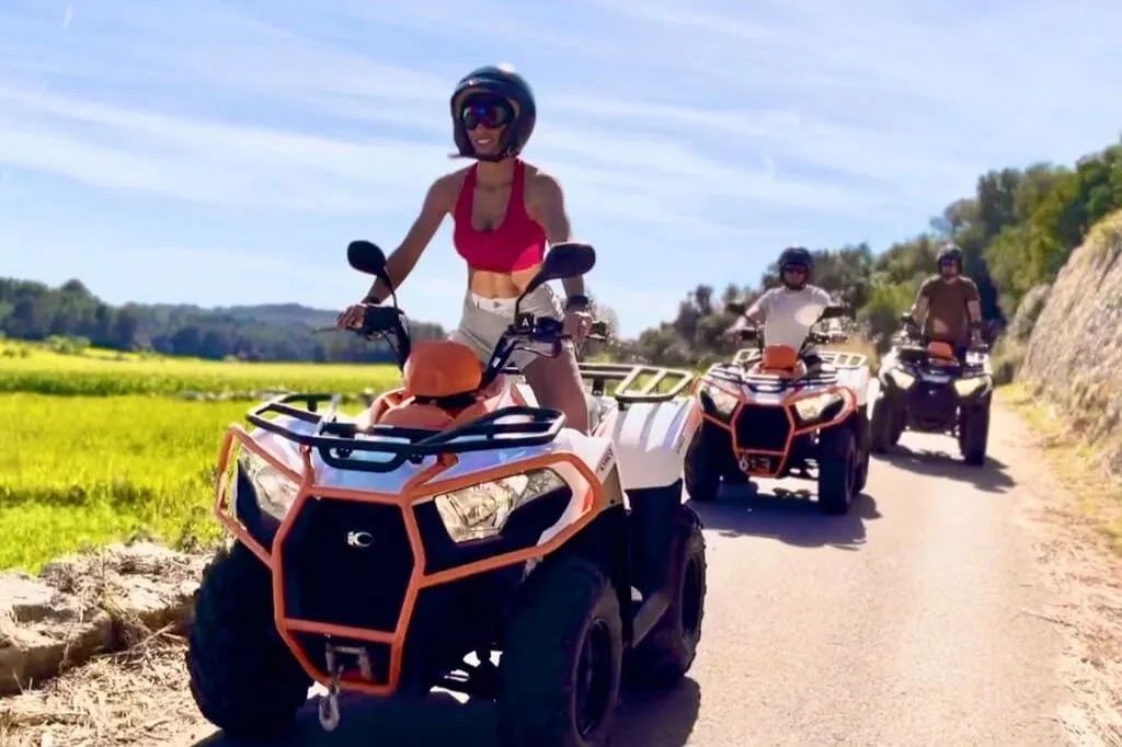 Mallorca: Guided Quad Bike Tour + Snorkeling + Cliff Jumping