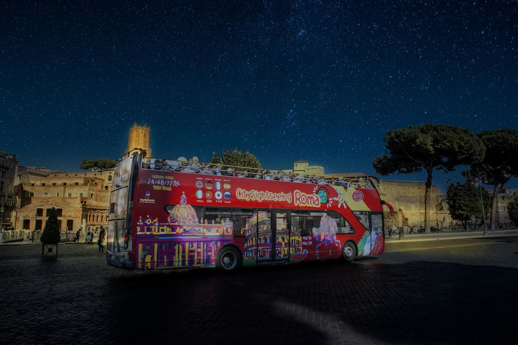 Roma: Tour notturno in autobus