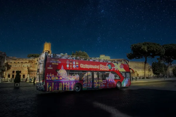 Roma: Tour notturno in autobus